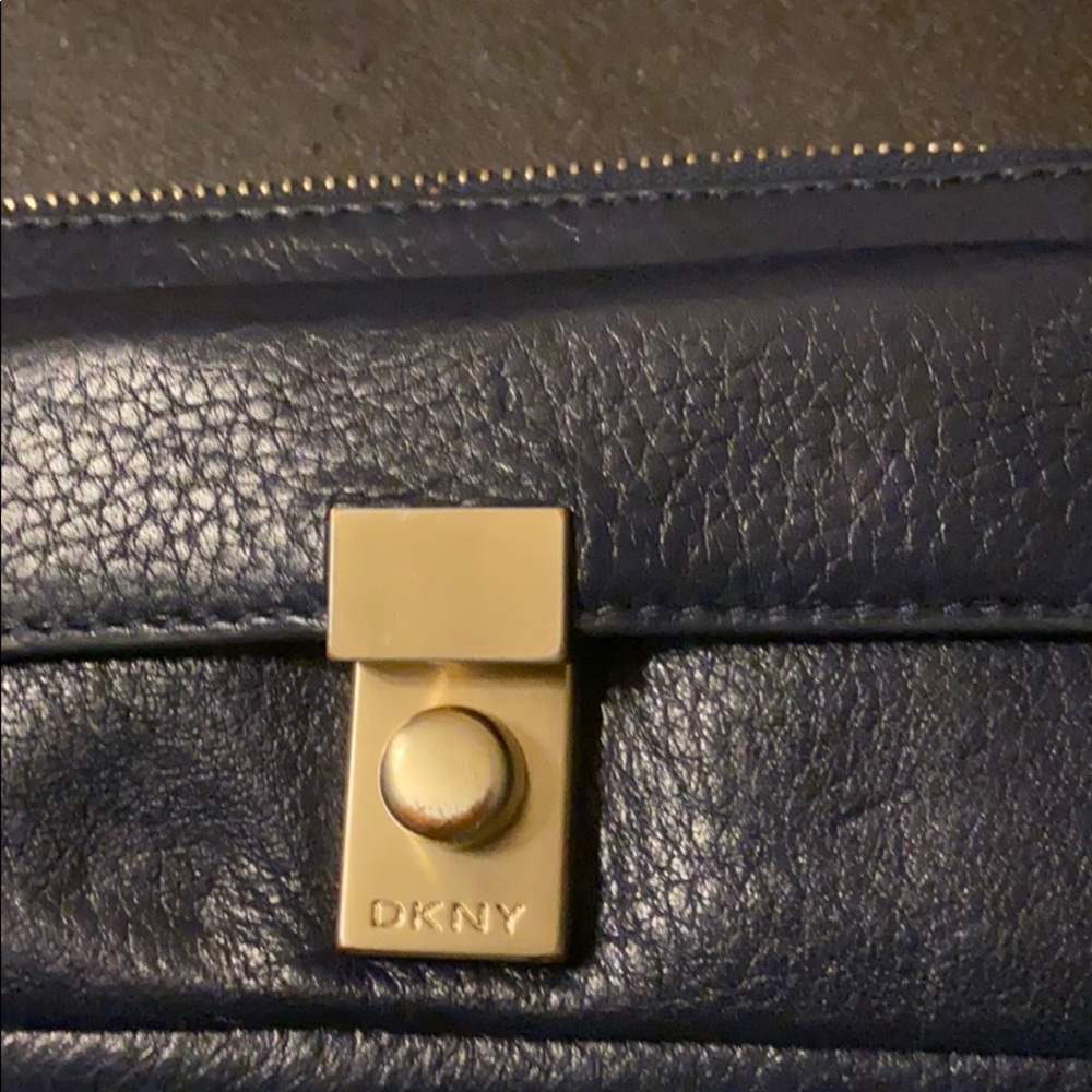 Navy blue DKNY wallet